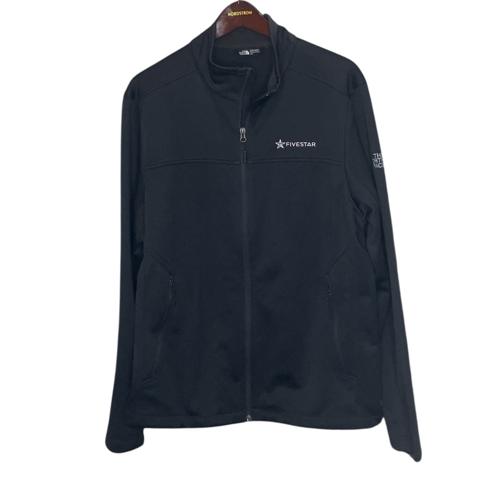 The North Face Jacket Men’s Large L Ridgewall Soft Shell Black Full Zip NF0A3LGX